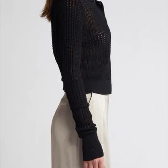 FRAME open stitch shrunken cardigan - Picture 5 of 6